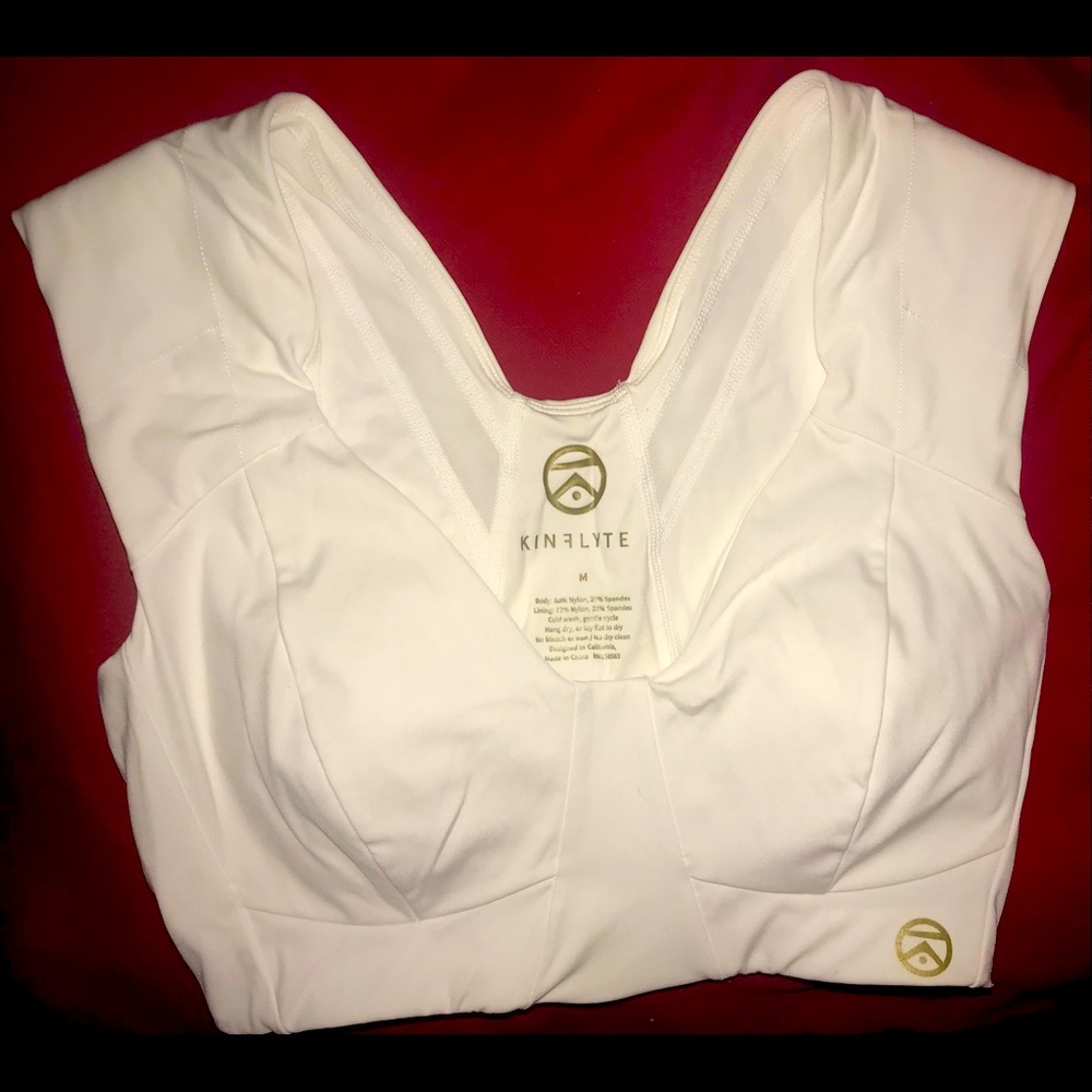 Kinflyte, wire-free support bra top sz M